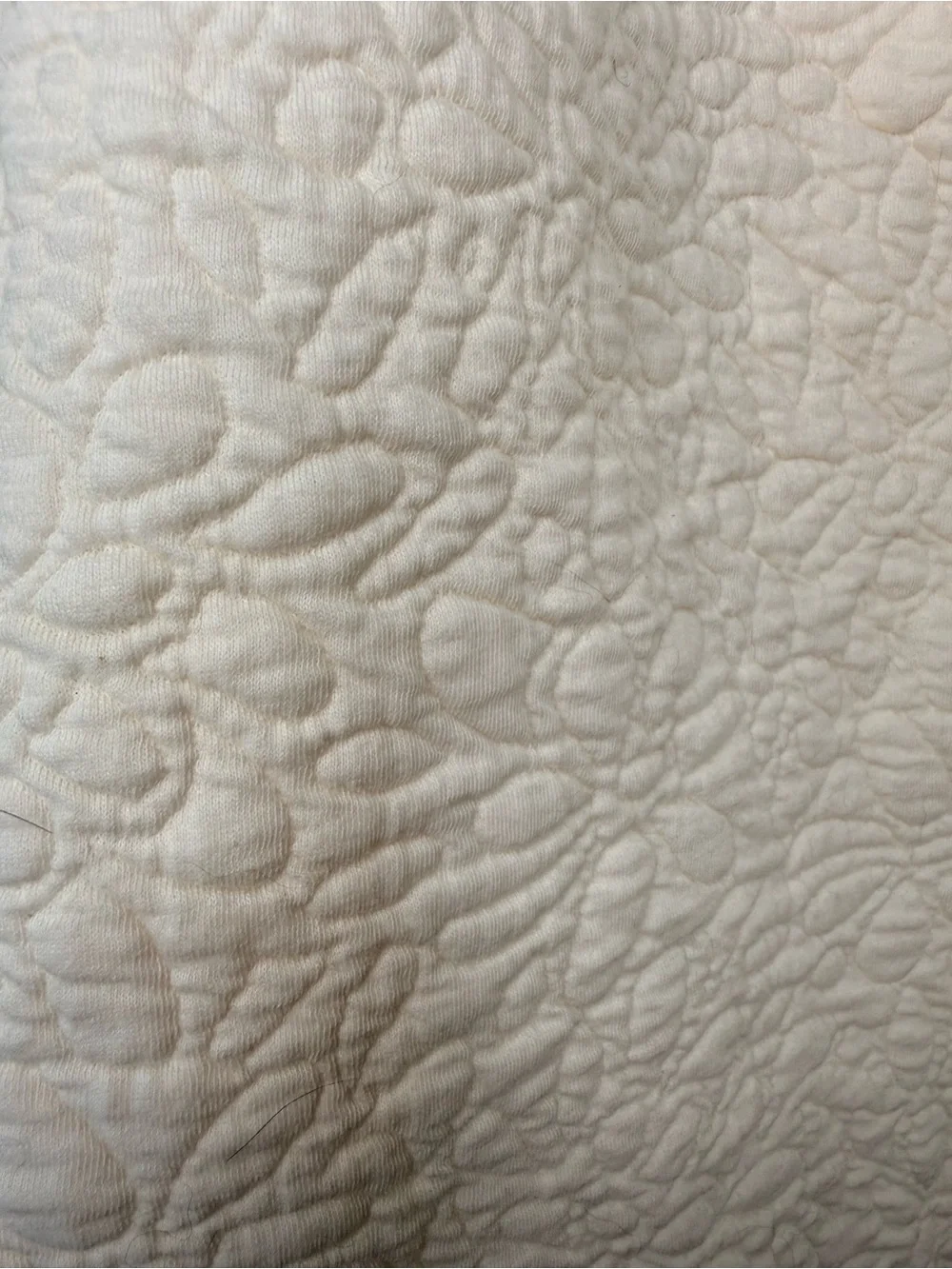 Le Lis Cream Quilted Button-Front Jacket Small NWT